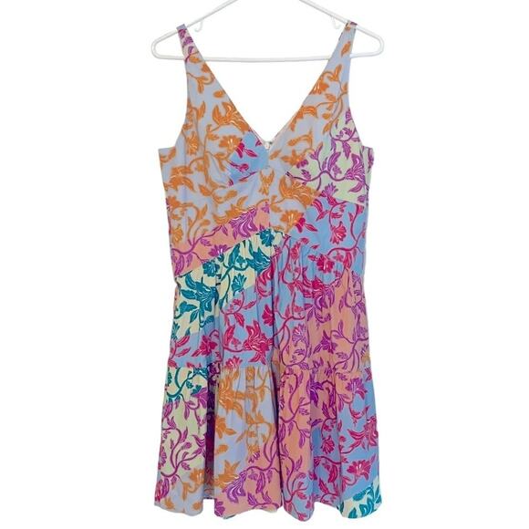 Derek Lam 10 Crosby COLETTE A-LINE DRESS‎ IN MULTICOLOR Size 2 NWT - Picture 3 of 10